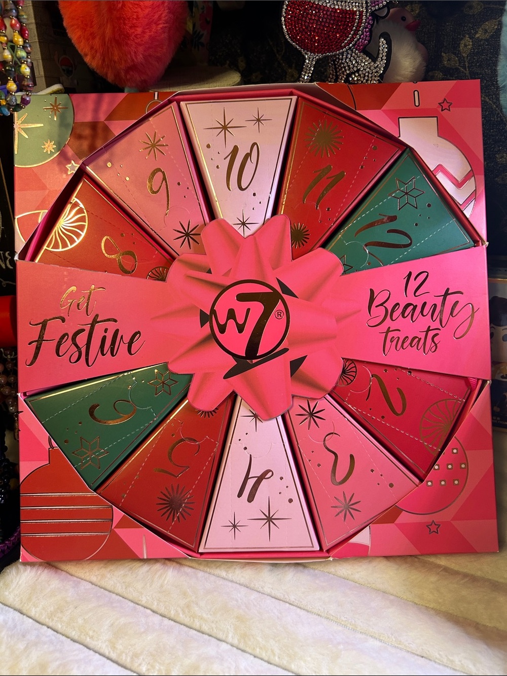 W7 Get Festive 12 Beauty Treats Advent Wheel